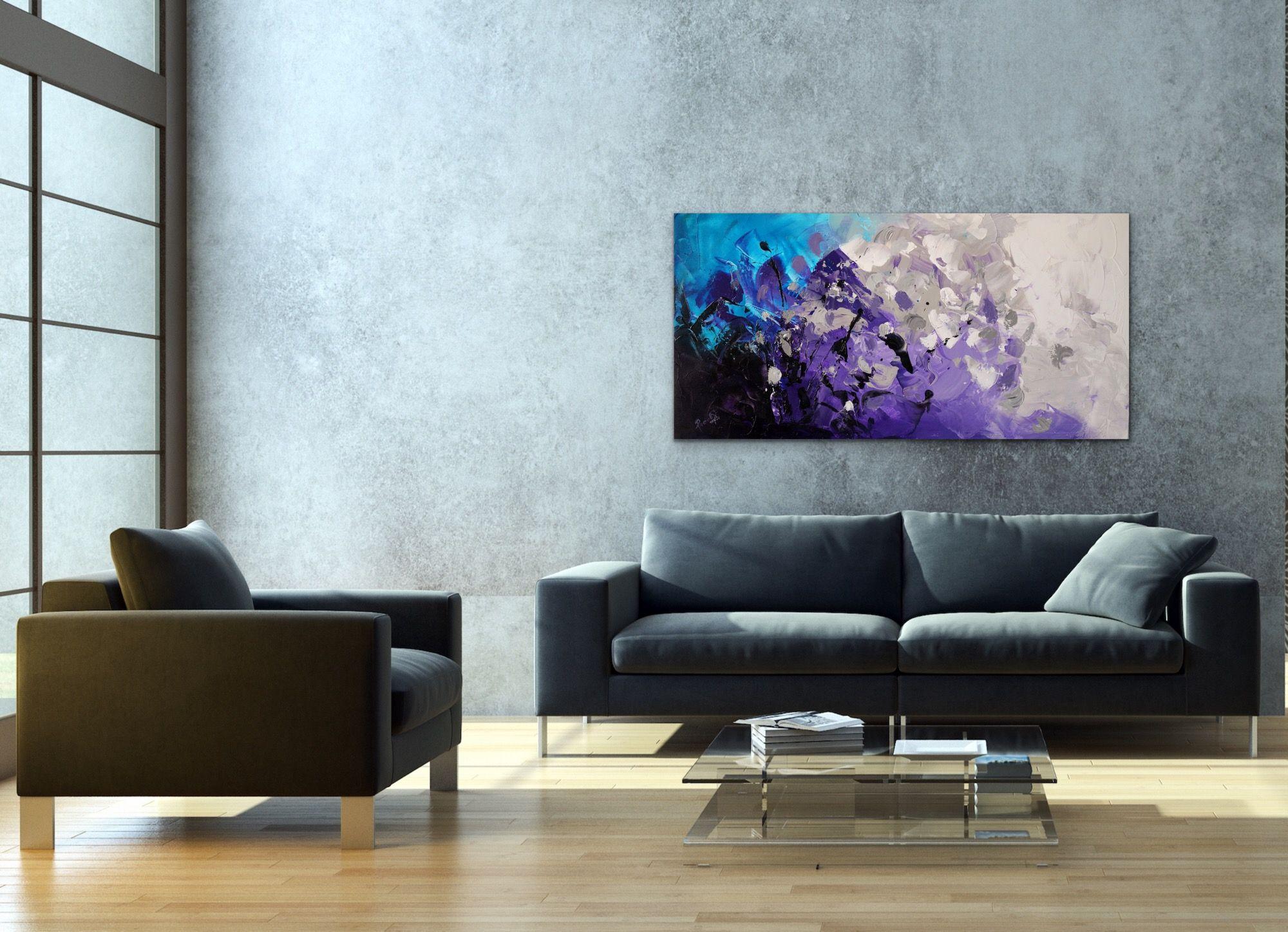 Mineral de diamantes, Pintura, Acrílico sobre lienzo - Painting de Preethi Mathialagan