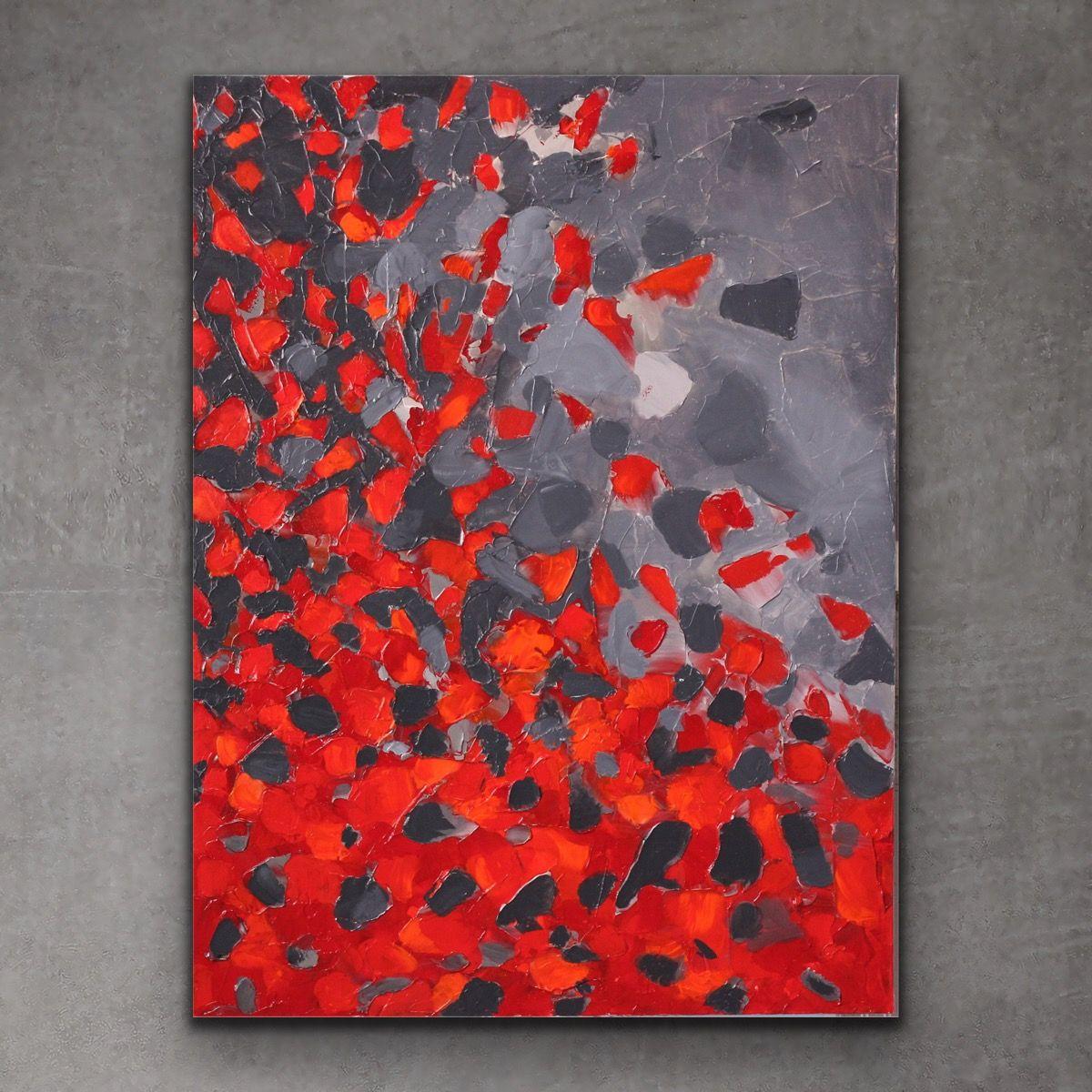 Majestic- 30x40 Pulgadas Arte Abstracto, Pintura, Acrílico sobre Lienzo - Painting Expresionismo abstracto de Preethi Mathialagan