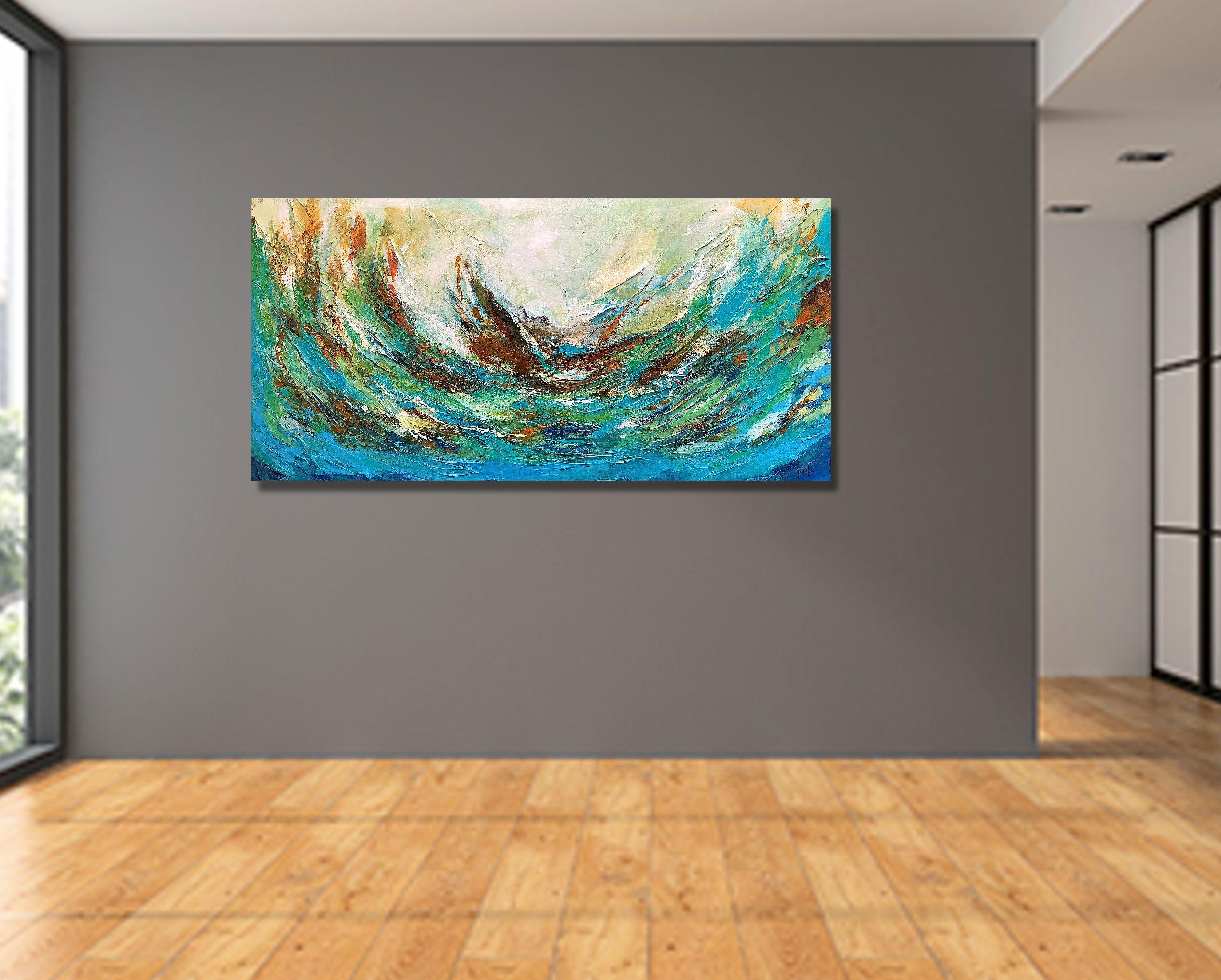The storm, Gemälde, Acryl auf Leinwand im Angebot 2