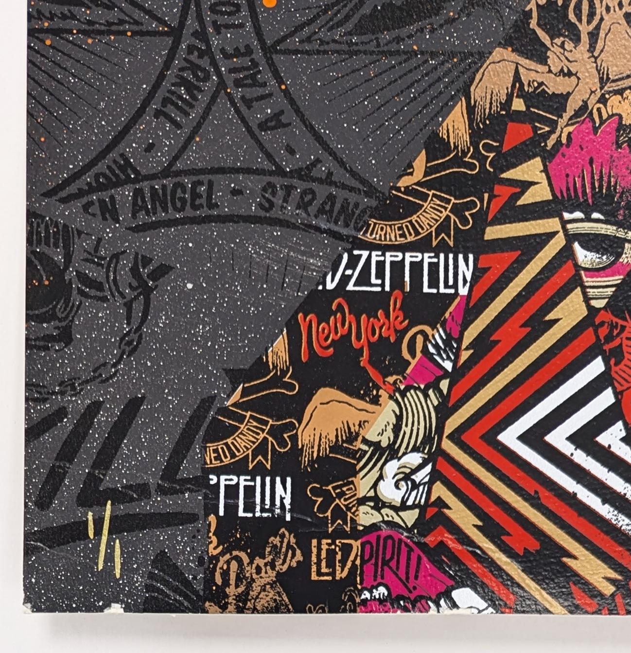 Amsterdame (Unique hand finished) - Street Art Print by Prefab77