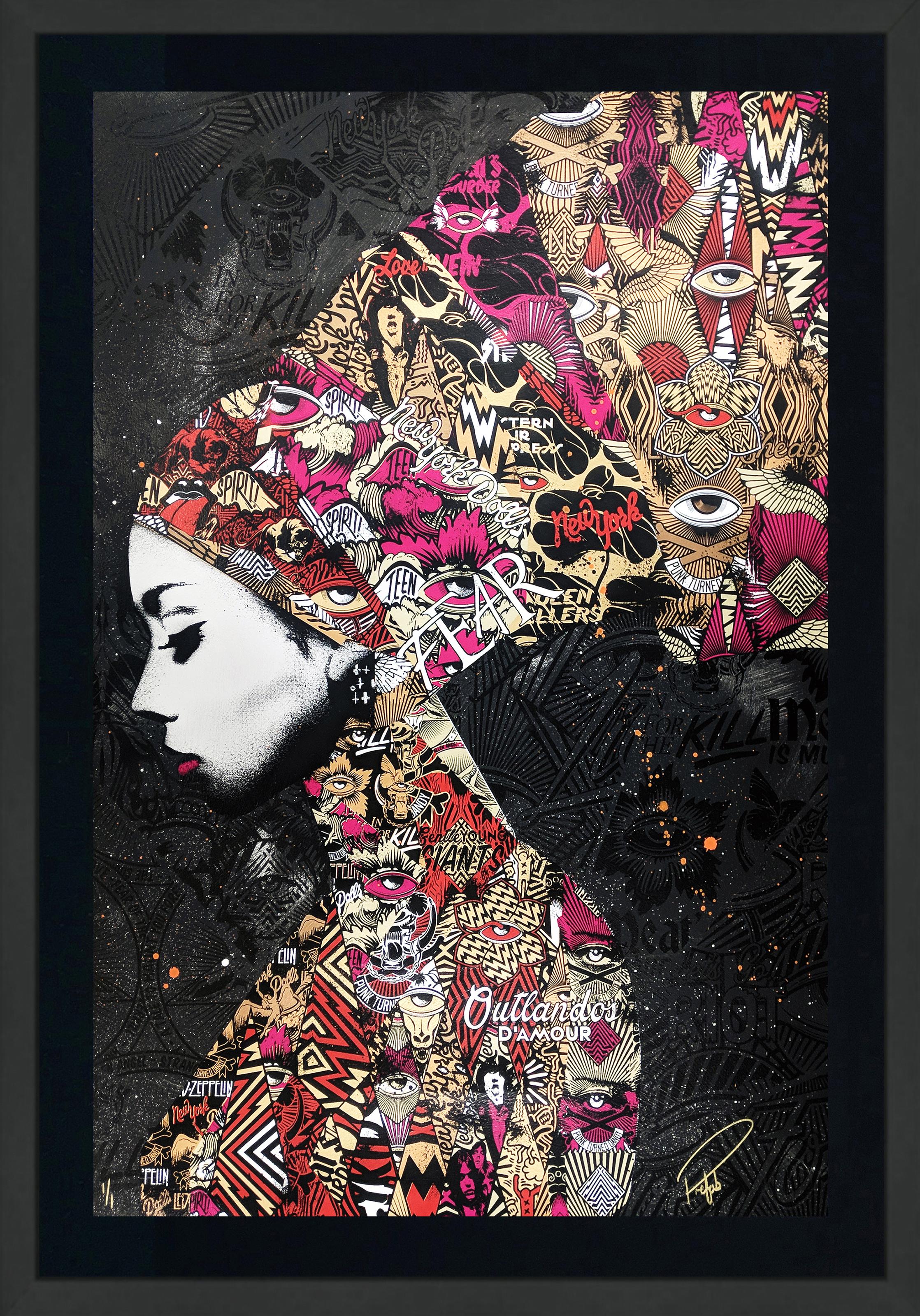 Prefab77 Portrait Print - Amsterdame (Unique hand finished)