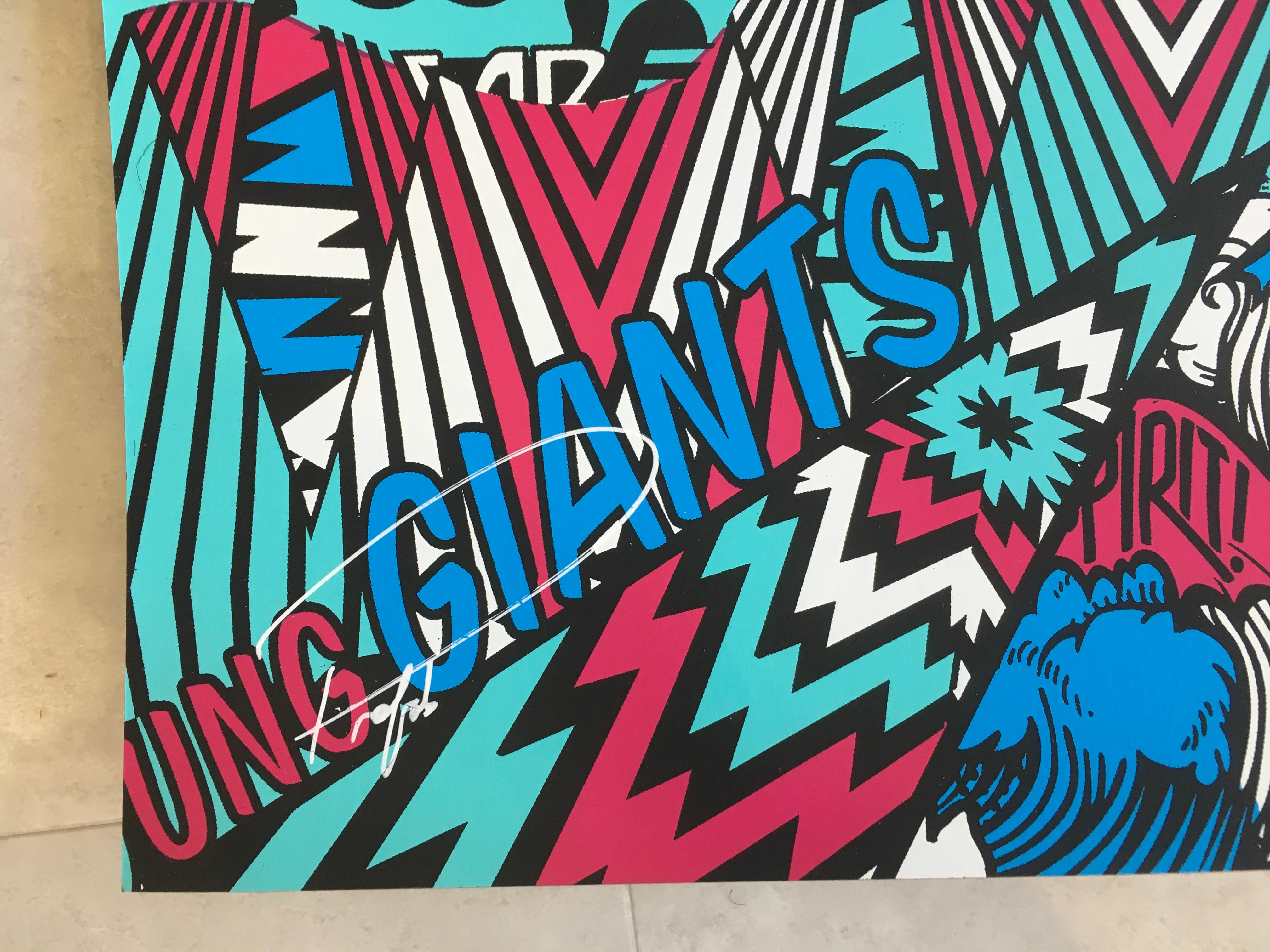 Serigrafia HOT LICKS, edizione limitata firmata a mano dall'artista in vendita 2