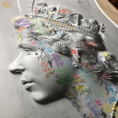 Prefab77 „Heavy Crown“ Signierter, limitierte Auflage des Drucks