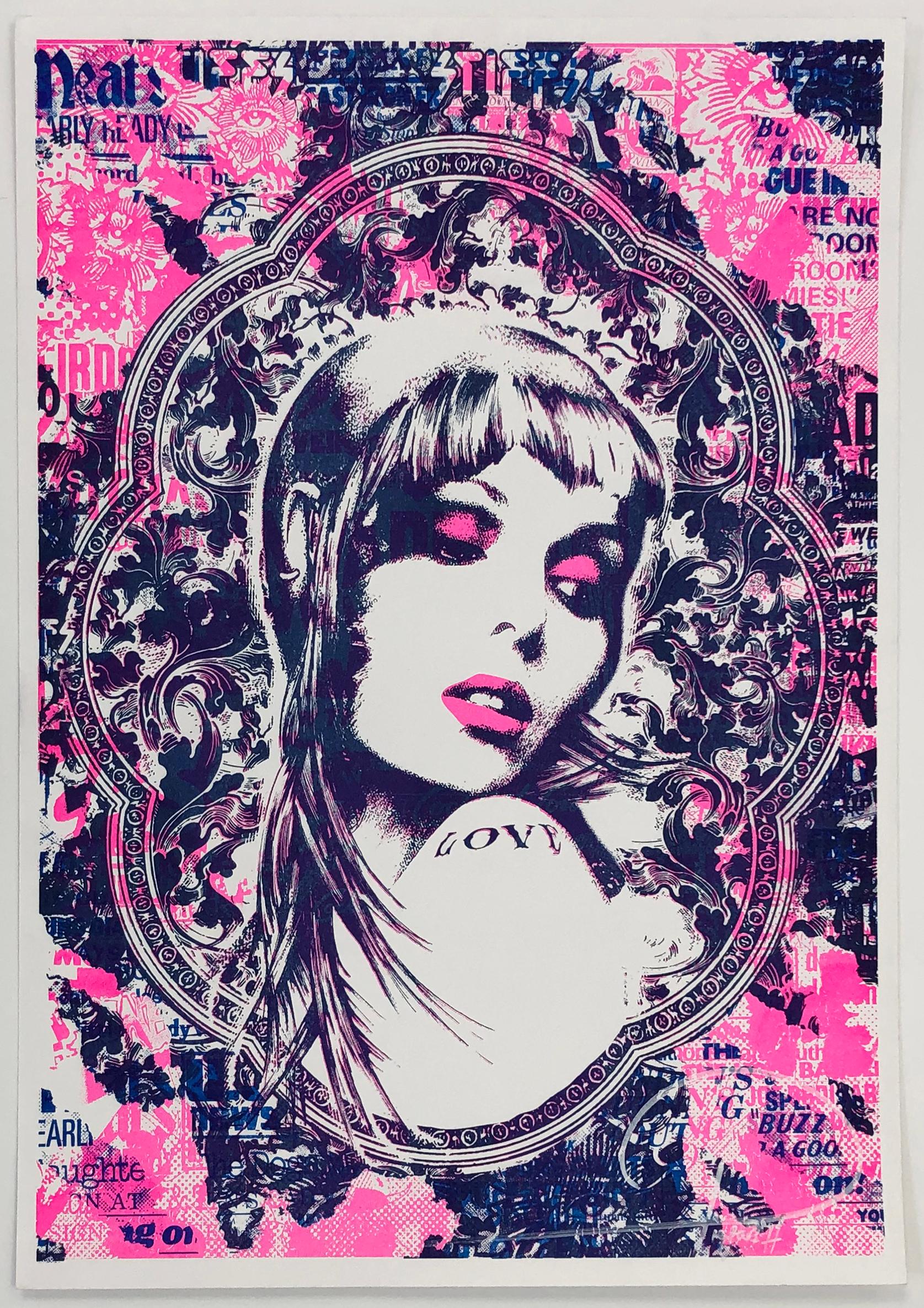 Prefab77 Portrait Print - Skingirl (hand signed screen sprint)