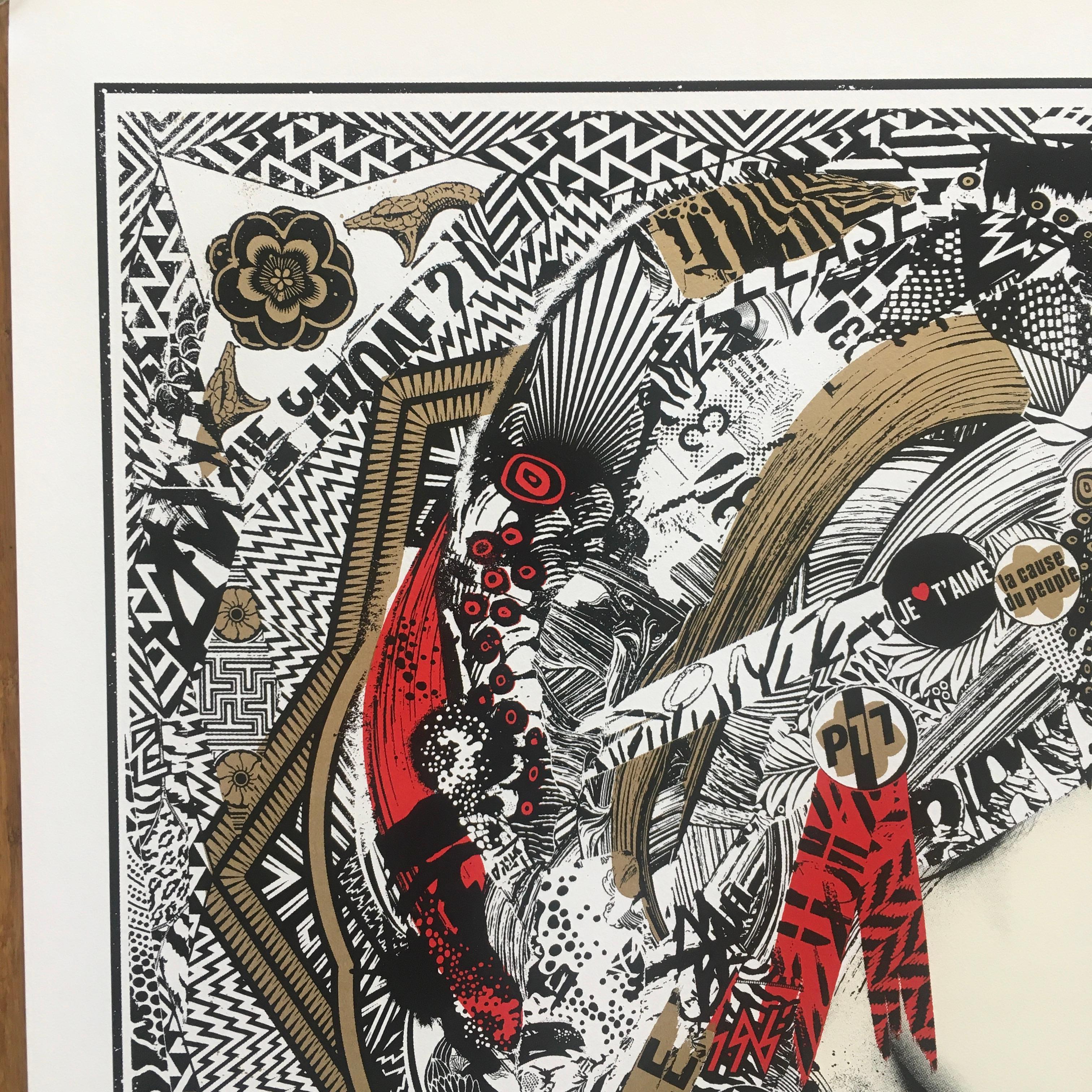 'UNALLOYED' - Screenprint signed and dated by Prefab77 For Sale 2