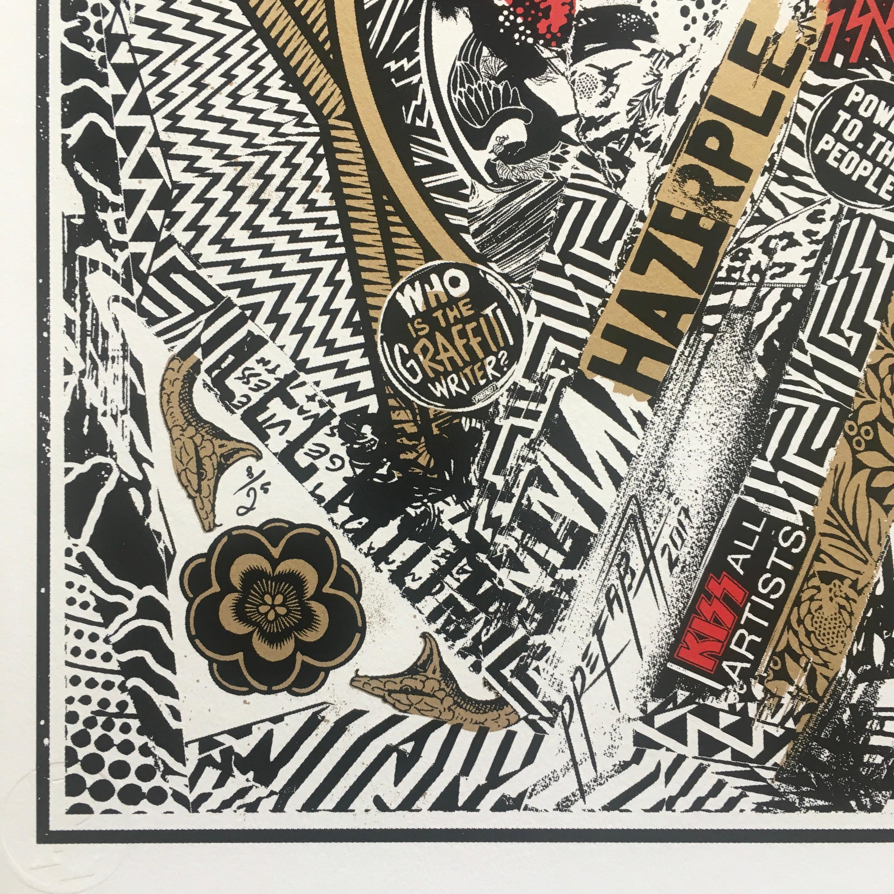 'UNALLOYED' - Screenprint signed and dated by Prefab77 For Sale 4