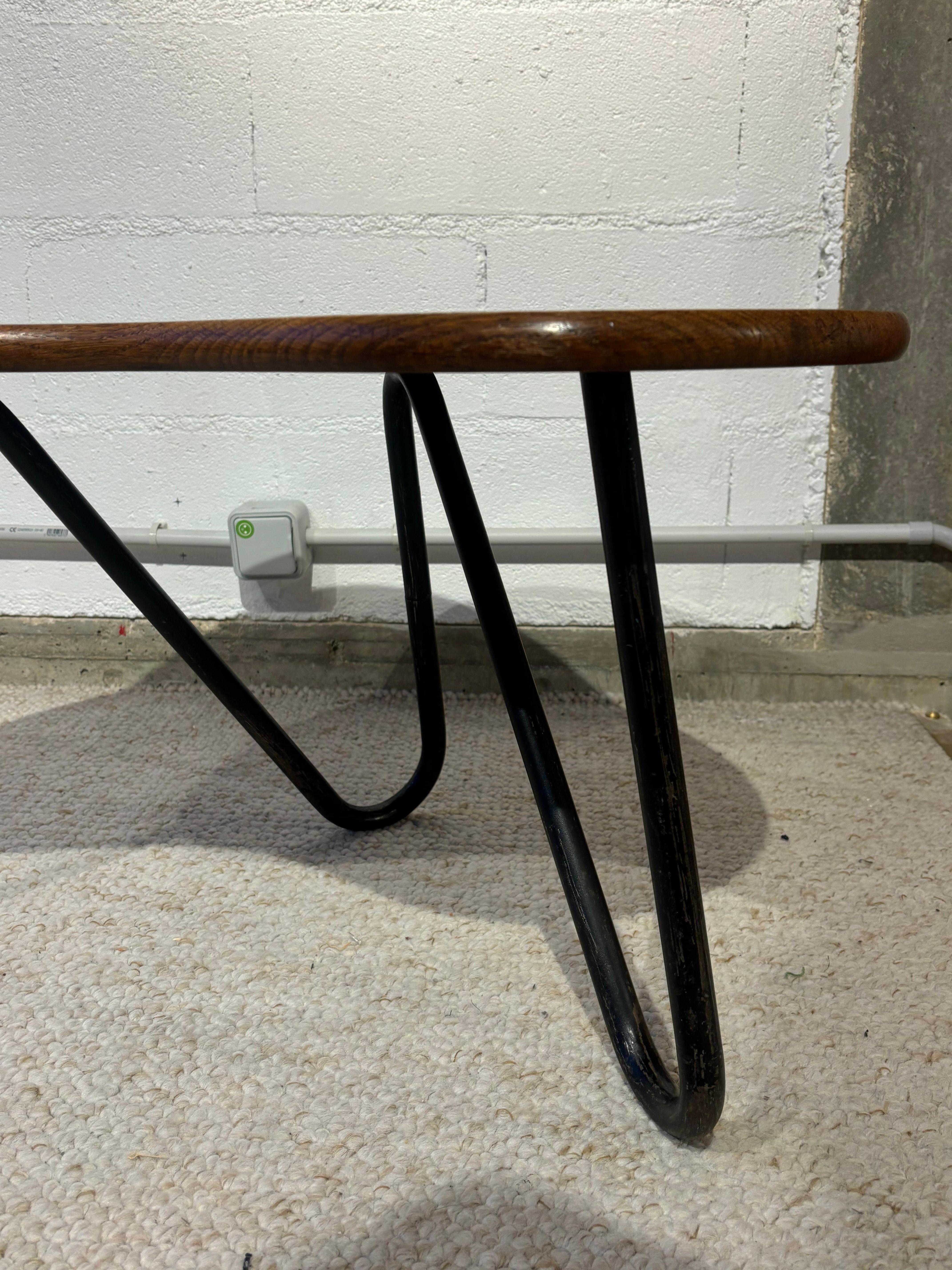 French Prefacto side table by Pierre Guariche For Sale