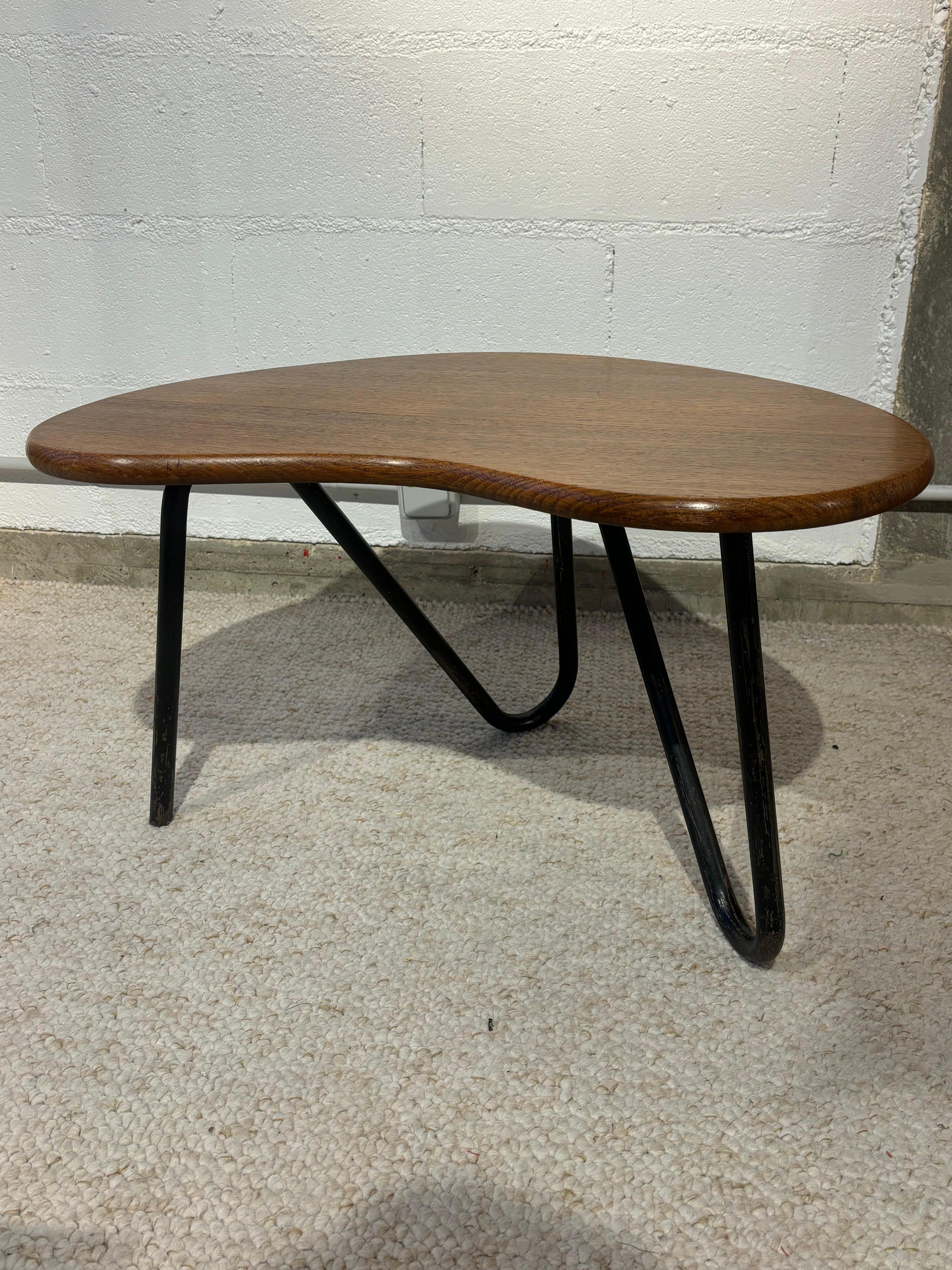 Metal Prefacto side table by Pierre Guariche For Sale