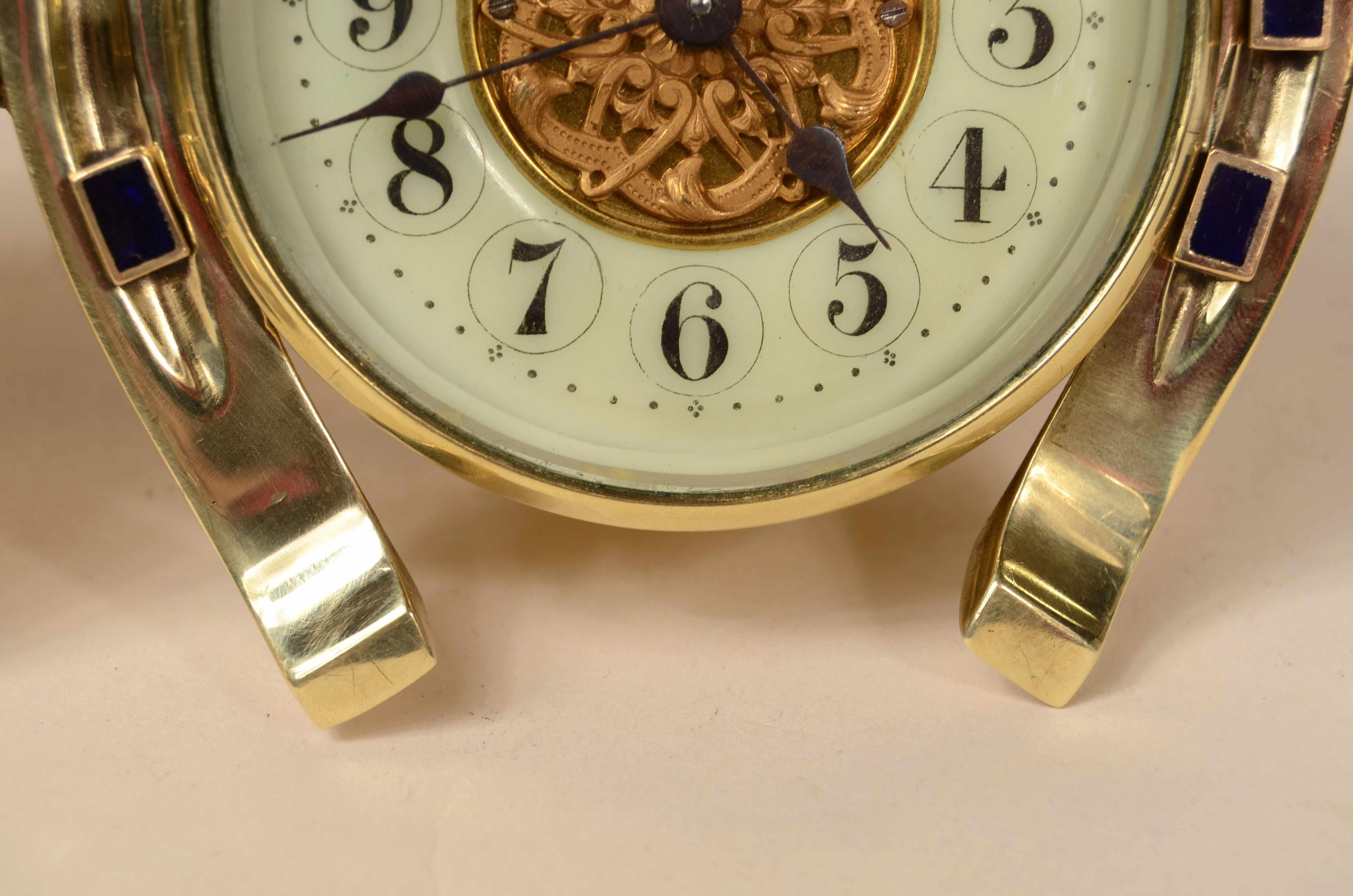 Valuable brass barometer station consisting of clock and barometer 1890 For Sale 7