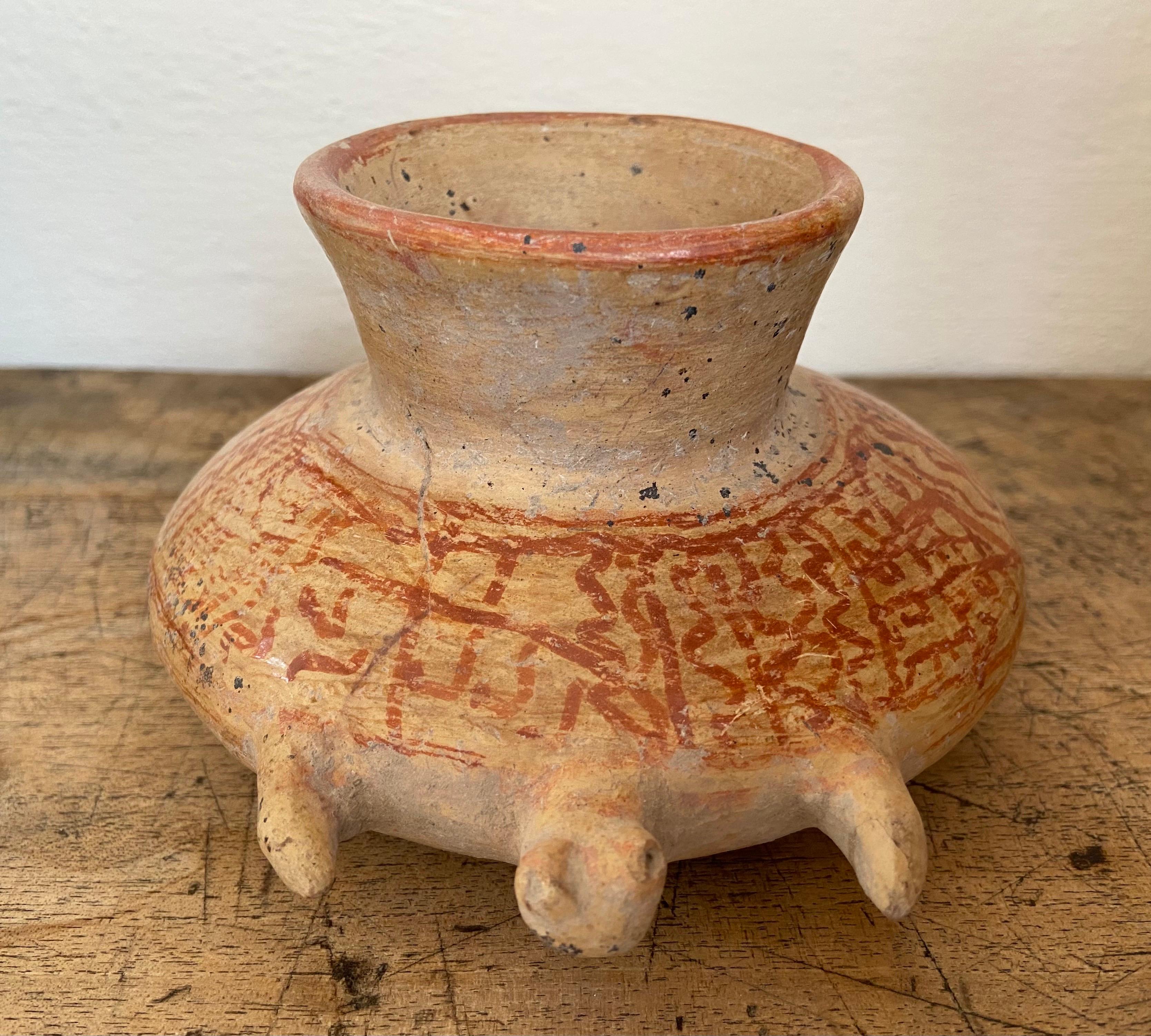Prehispanic ceramic turtle vessel with red paint, Located outside the village of Santiago, Nayarit, Mexico, date unknown.