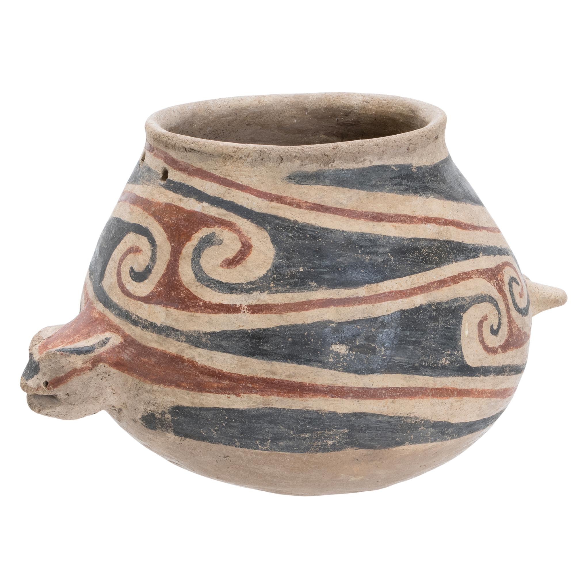 Prehistoric Casas Grandes Pottery Fish nativo estadounidense en venta