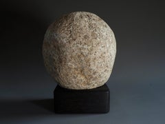 Prehistoric Hammer Stone Likely Comprised of Buff Grey Flint