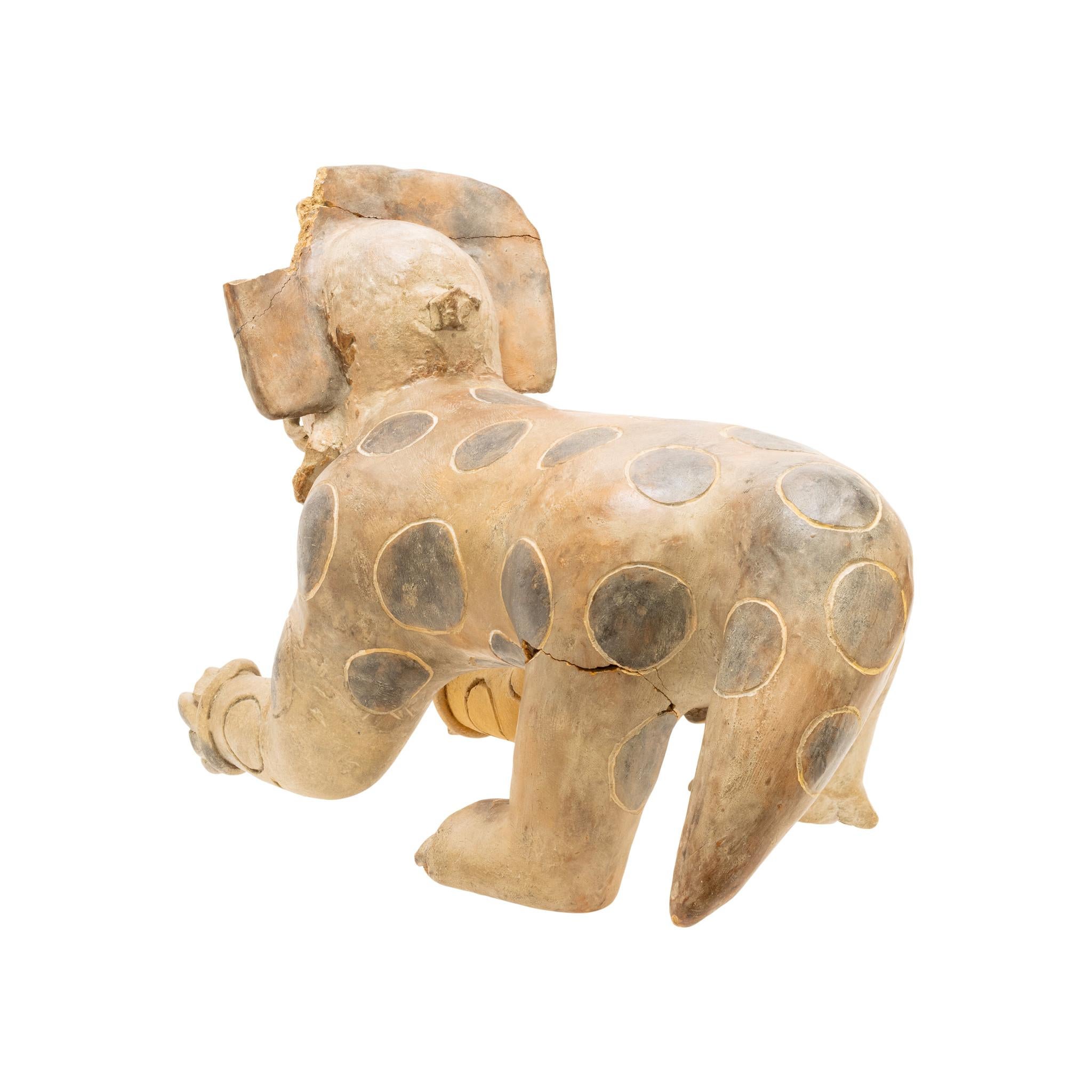 South American Prehistoric Jamacoaque Pottery Figure For Sale