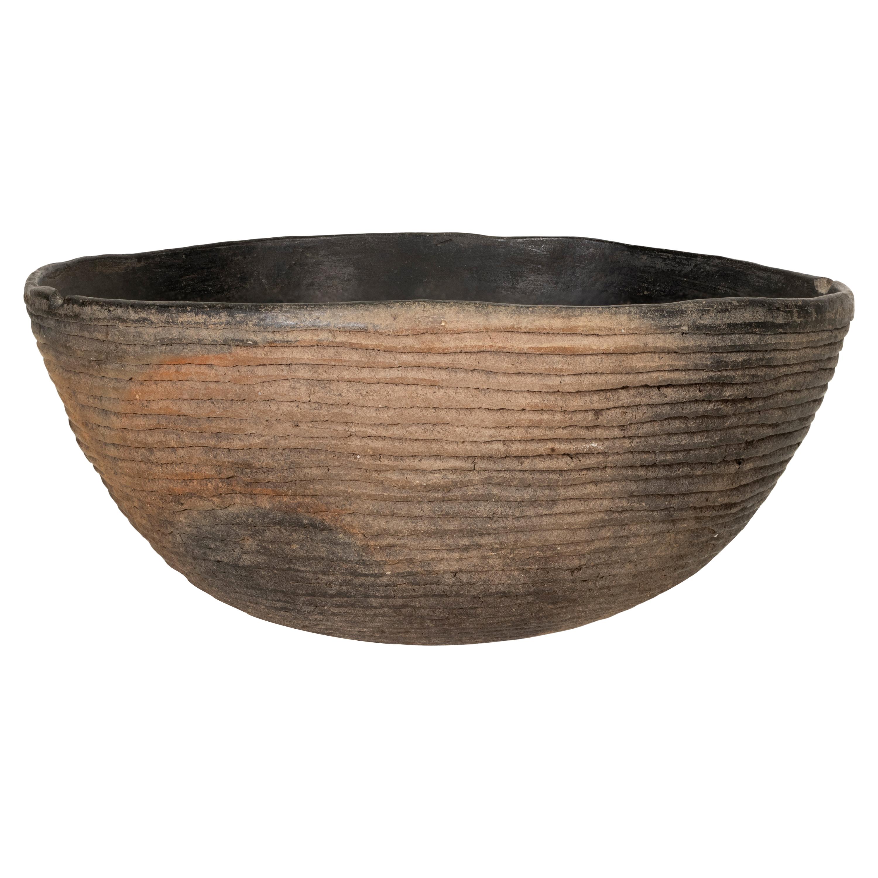 Prehistoric Mimbres Corrugated Bowl