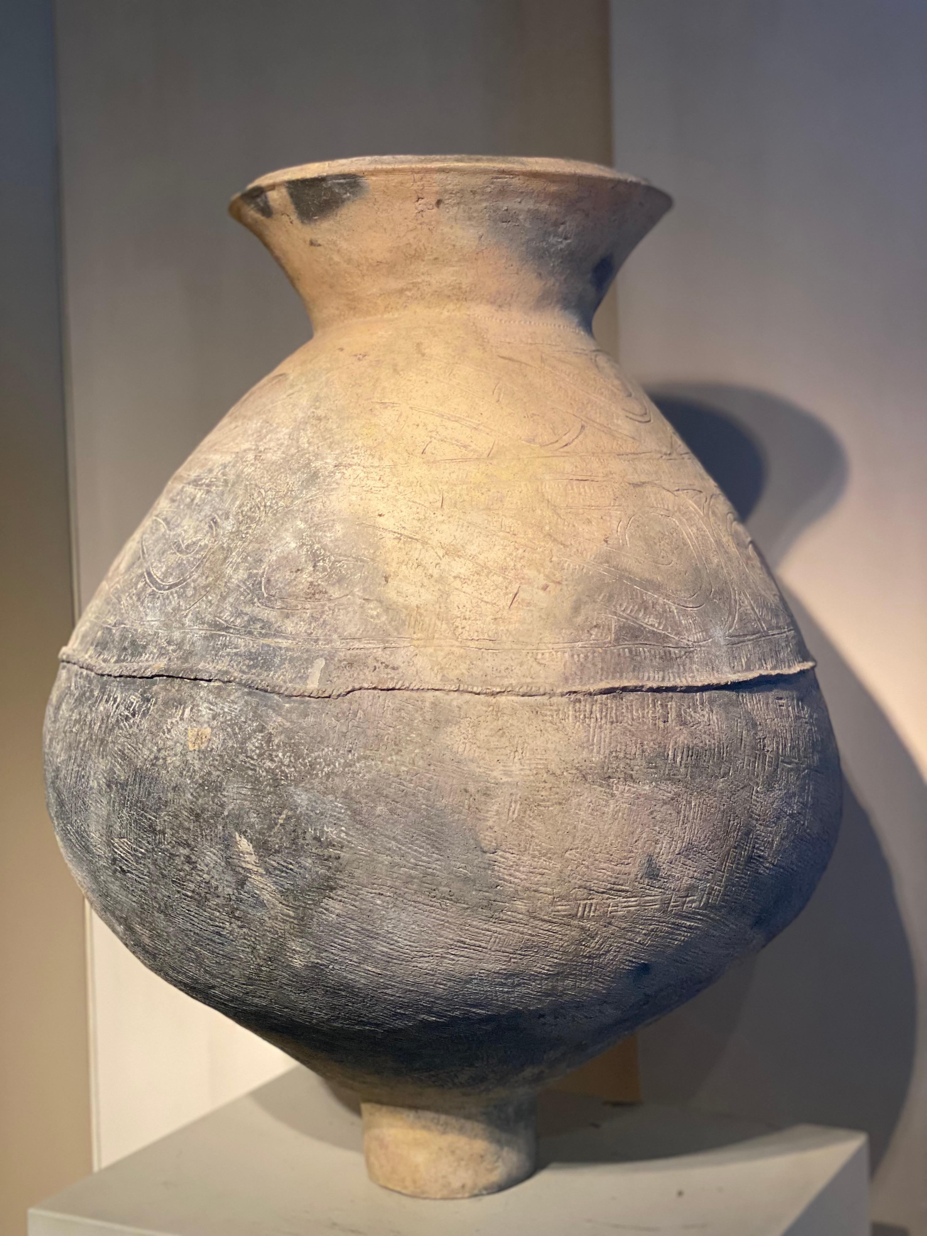 Prähistorischer Terrakotta-Topf, Bang Chiang im Angebot 5