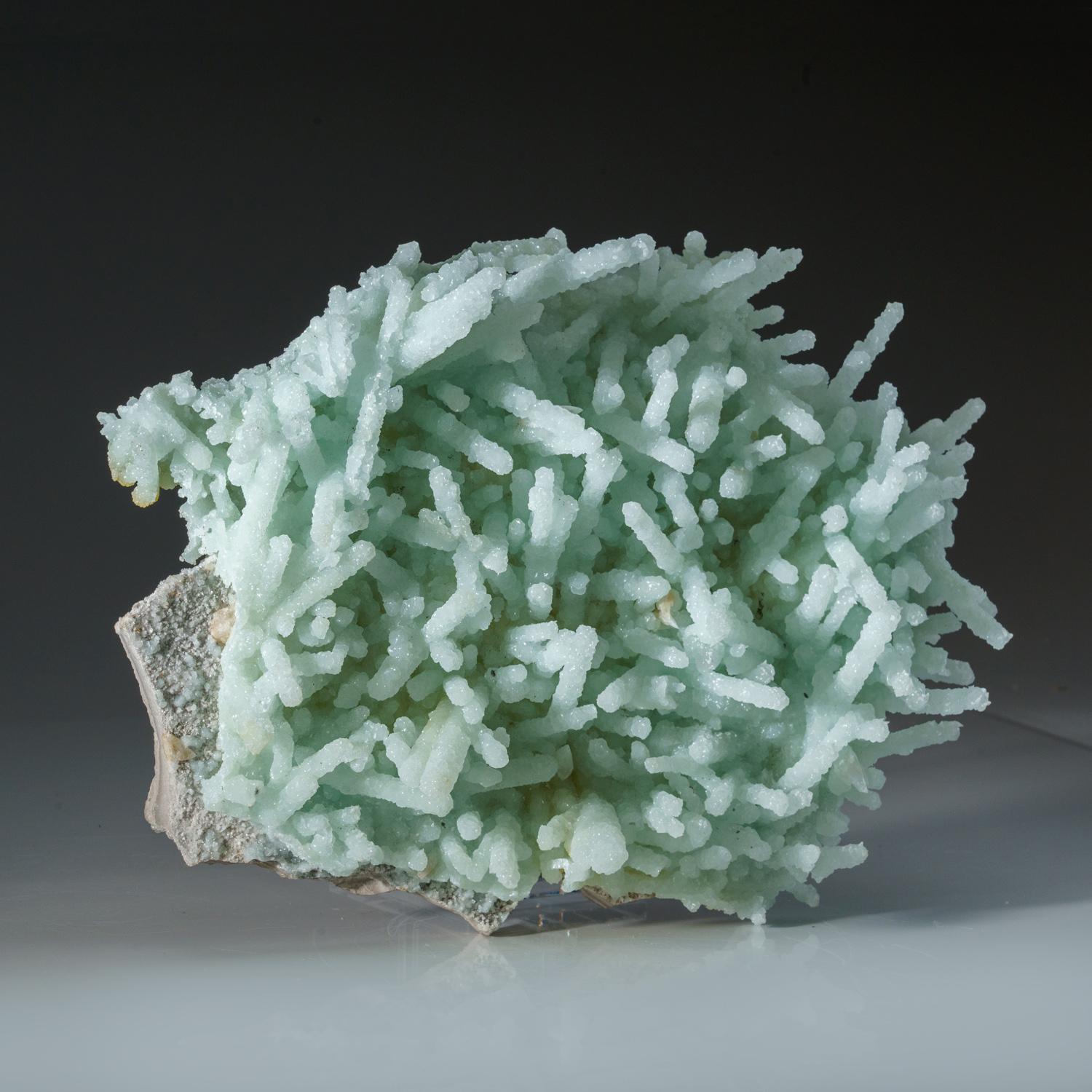 Contemporary Prehnite After Laumontite from Tekri, Madhya Pradesh, India For Sale
