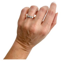 Preloved 18ct Gold 3 Stone Diamond Engagement Ring