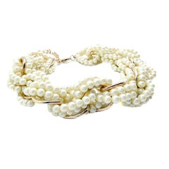 Preloved Pearl Twist Link Necklace 2010s