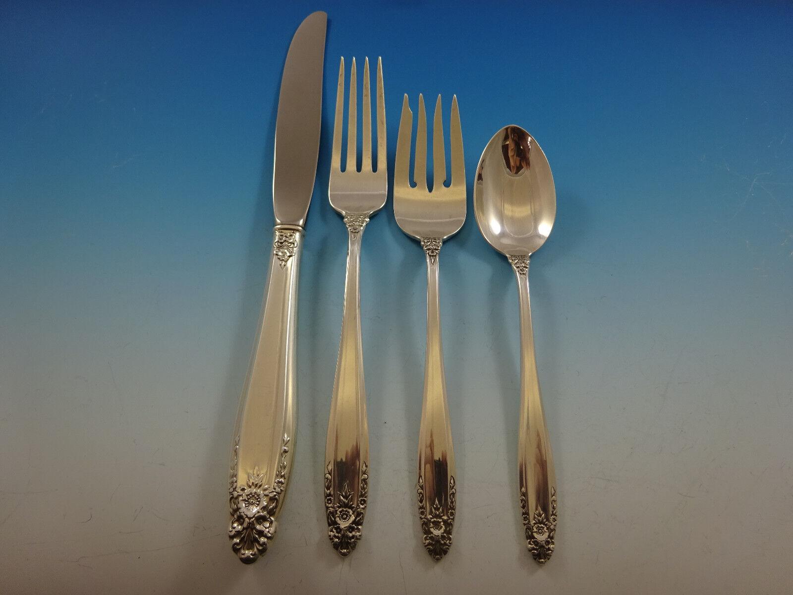 Prelude by International Sterling Servicio de cubiertos de plata para 12 Juego de 60 piezas en venta 1
