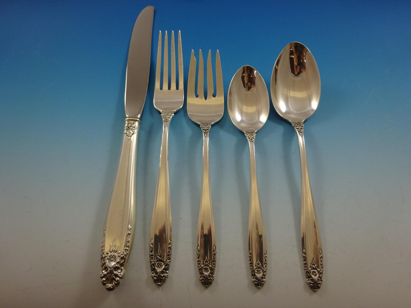 Prelude by International Sterling Servicio de cubiertos de plata para 12 Juego de 60 piezas en venta 2