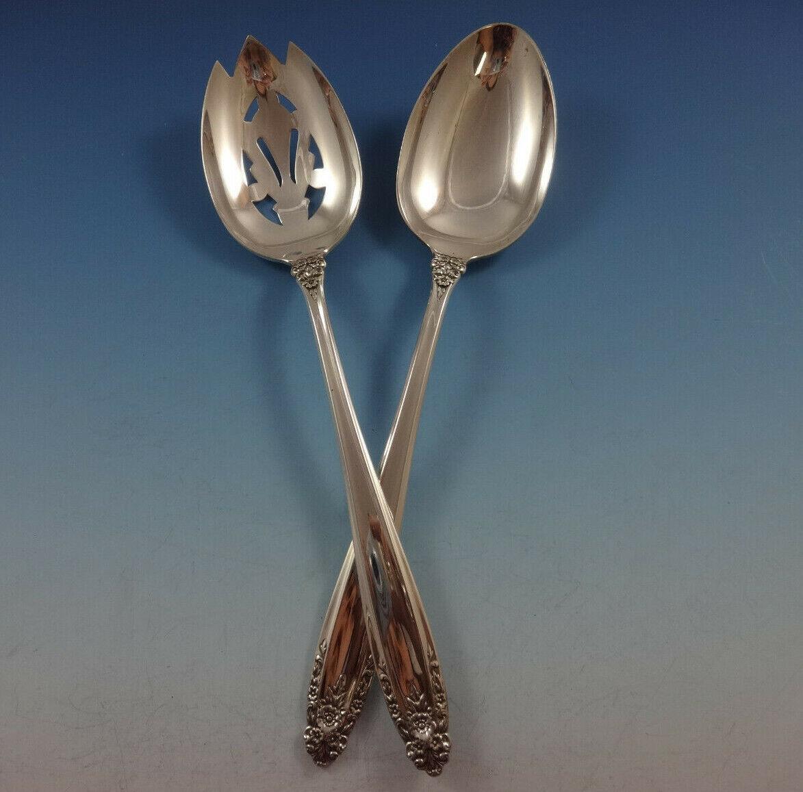 Metà XX secolo Prelude by International Sterling Set di posate in argento per 8 persone 45 pezzi in vendita