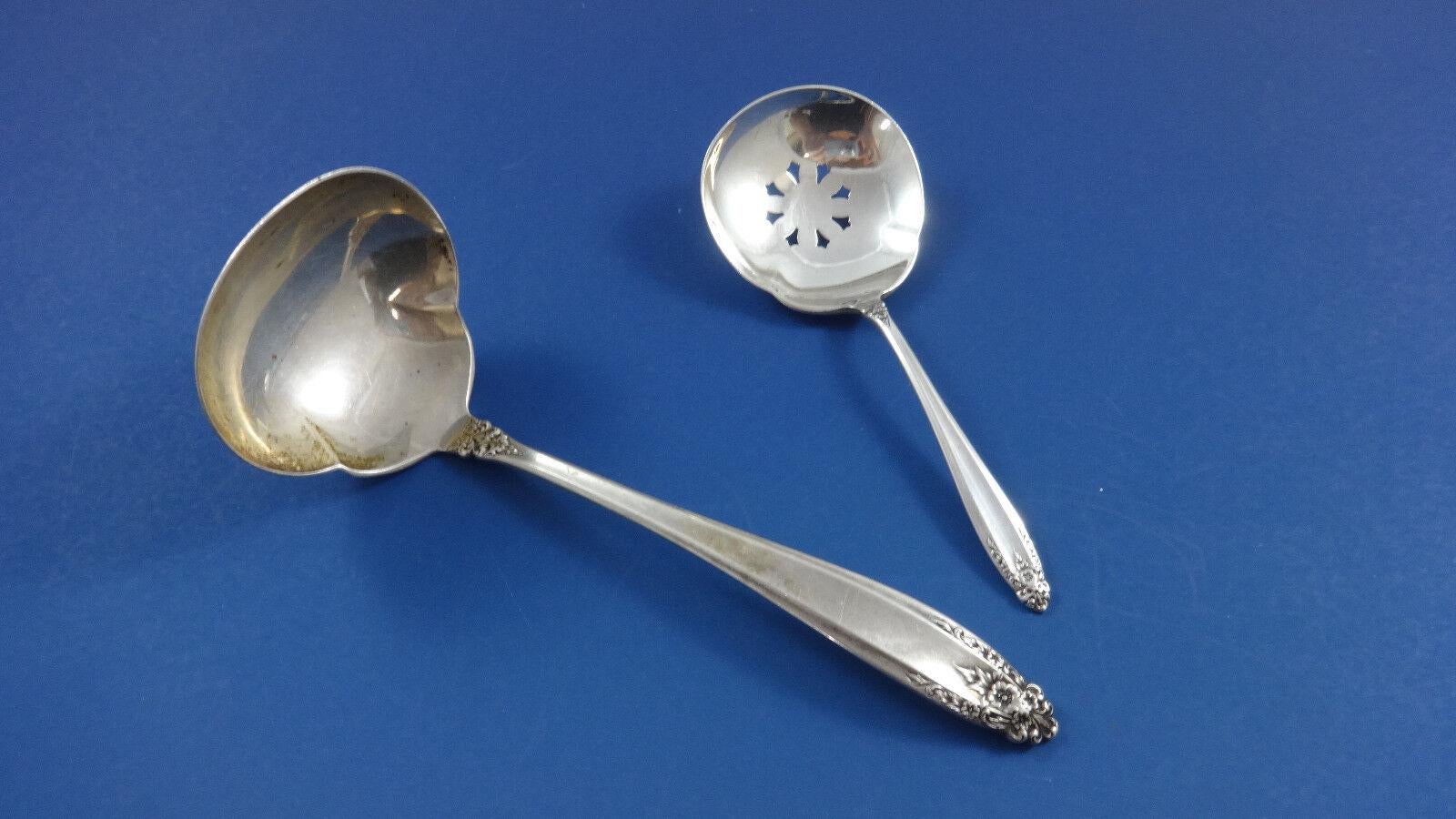American Prelude by International Sterling Silver Flatware Set For 8 Service 80 Pieces For Sale