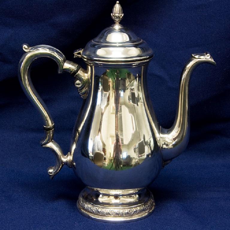 pilgrim silverplate teapot