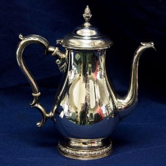 Prelude International Sterling Silver 4 Piece Tea Pot, Coffee Pot, Creamer