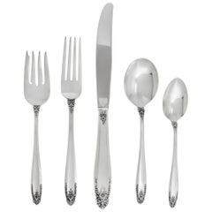 Vintage Prelude Sterling Silver Flatware Set, Patented in 1939 by International