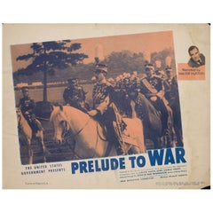 Carte de scène américaine de 1943 « Prelude to War »
