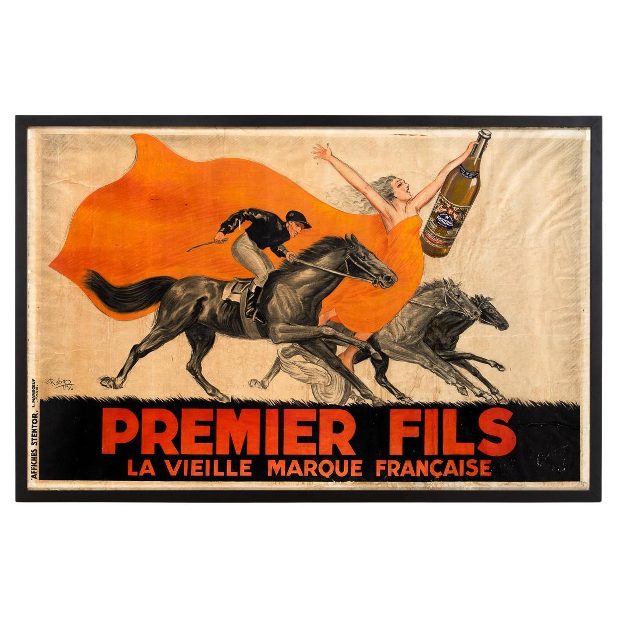 Premier Fills Poster by Robys 1936 For Sale