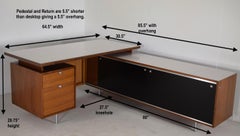Premier George Nelson Floating Desk with Return