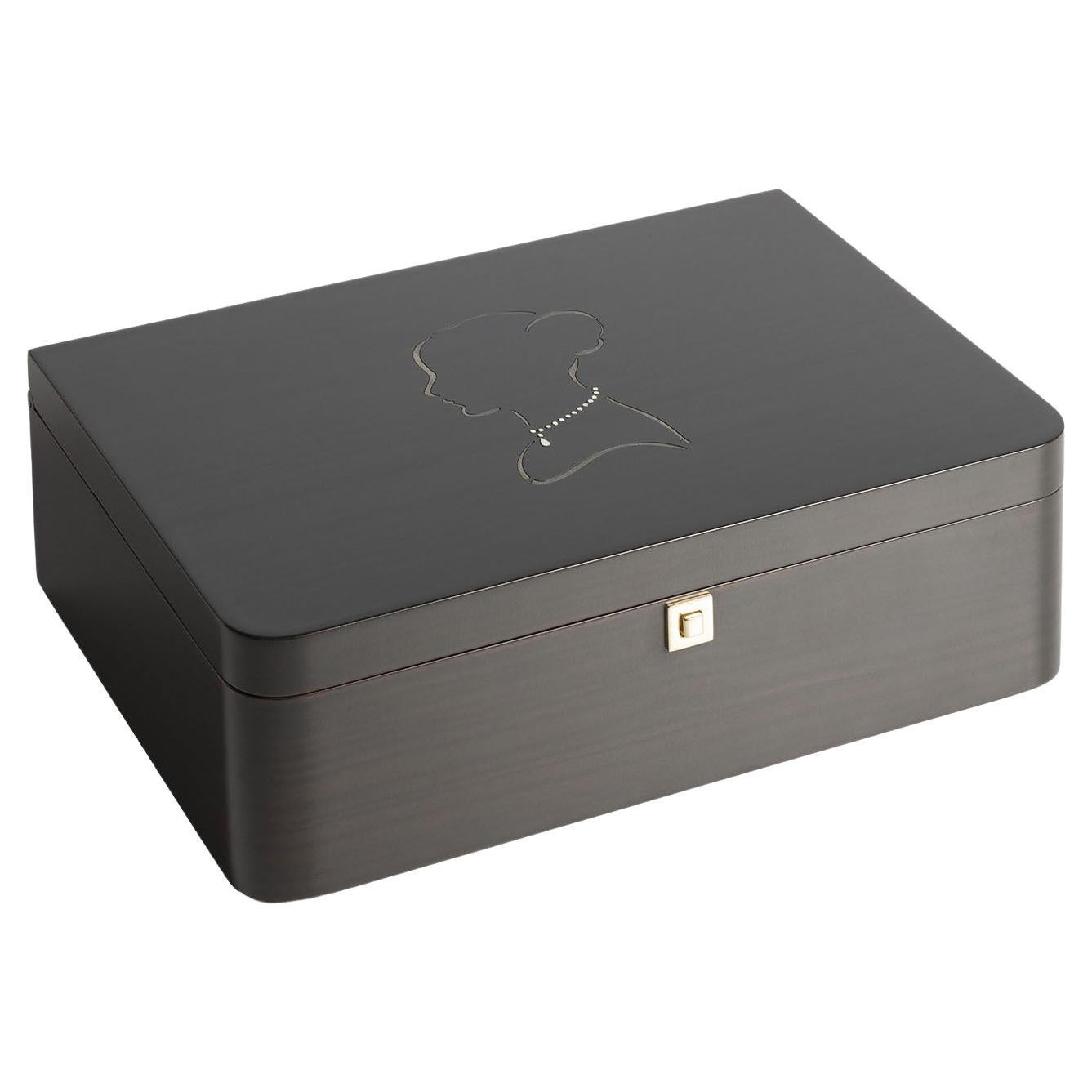 Premiere Dame Ebony Jewelry Box by Giordano Viganò