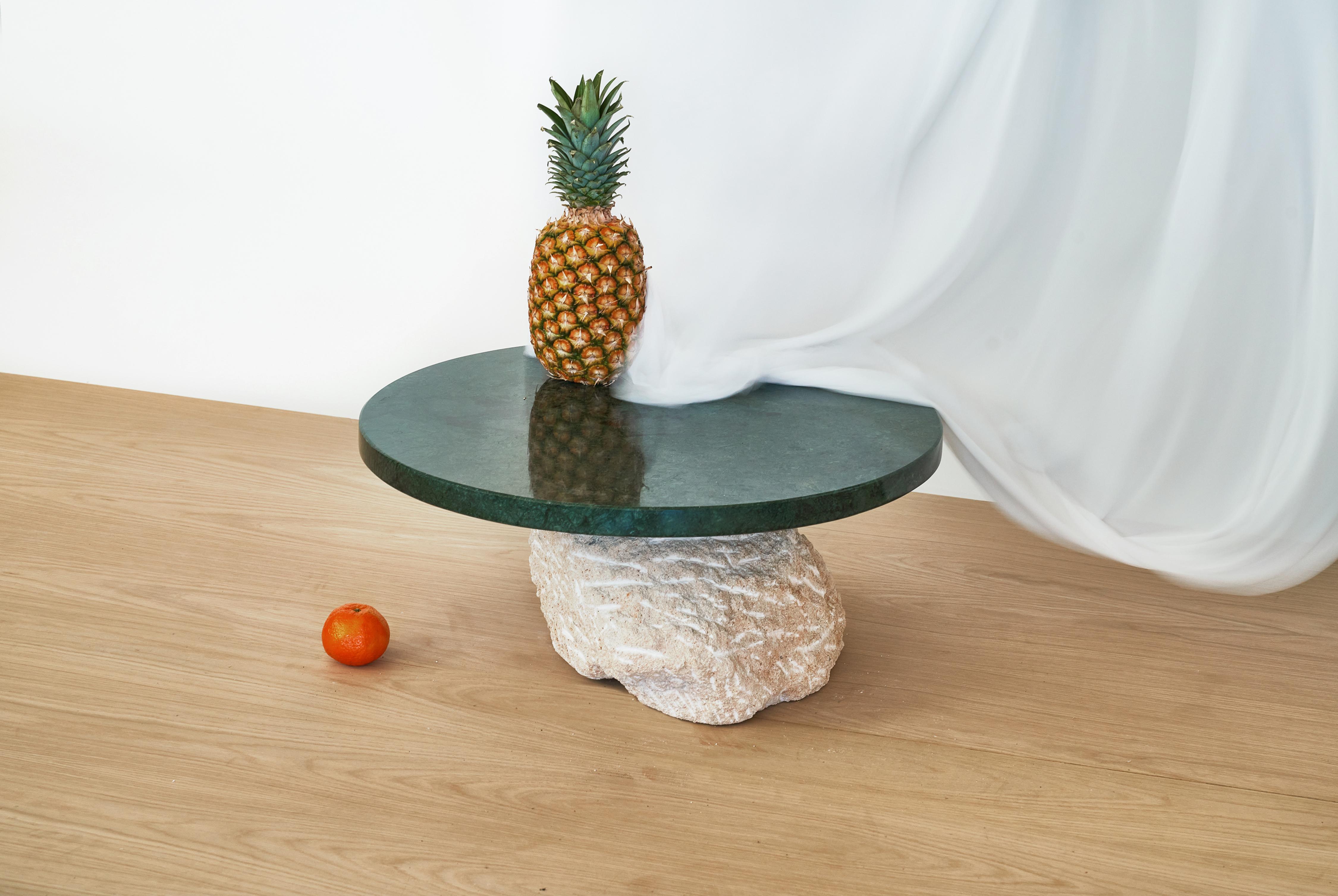Post-Modern Premitif Stone Coffee Table by Jean-Baptiste Van Den Heede