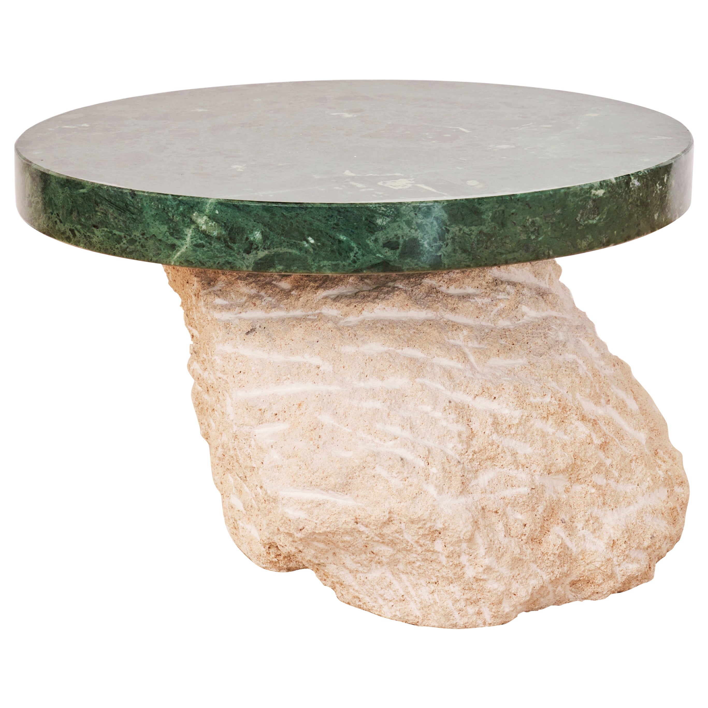 Premitif Stone Coffee Table by Jean-Baptiste Van Den Heede For Sale