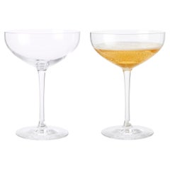 Premium Champagne Glass Design Tom Nybroe Clear 2 Pcs