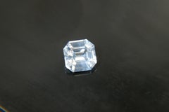 Premium Diamond-Like: Vivid Crisp White Sapphire, GIA