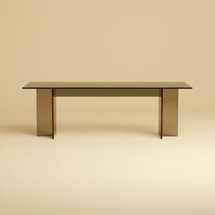 Tavolo da salotto in vetro Premium - Bronzato