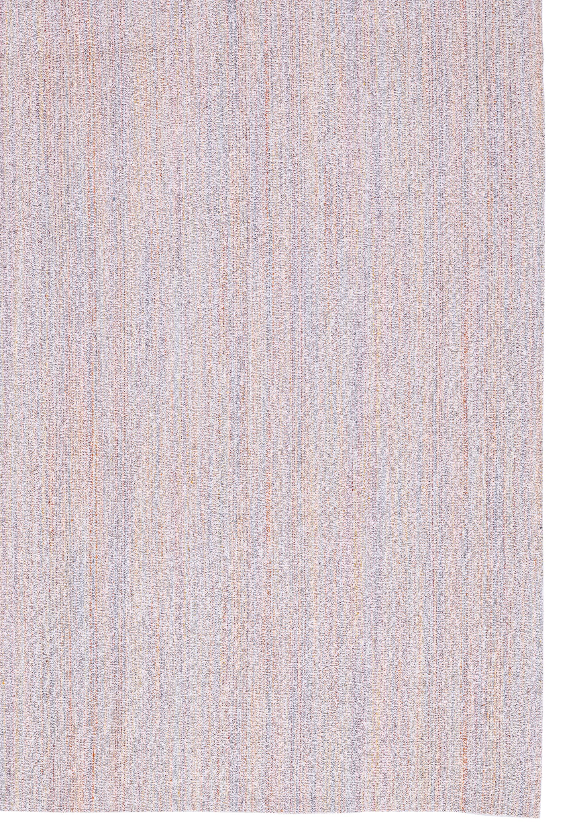 Hochwertiger persischer Flachgewebe-Teppich aus der Mitte des Jahrhunderts im Angebot 3