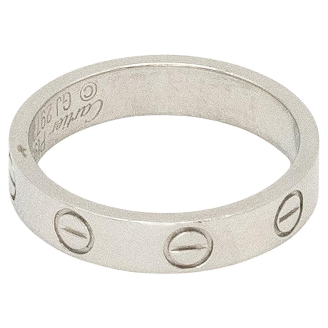 Anillo de segunda mano CARTIER Platinum LOVE Band