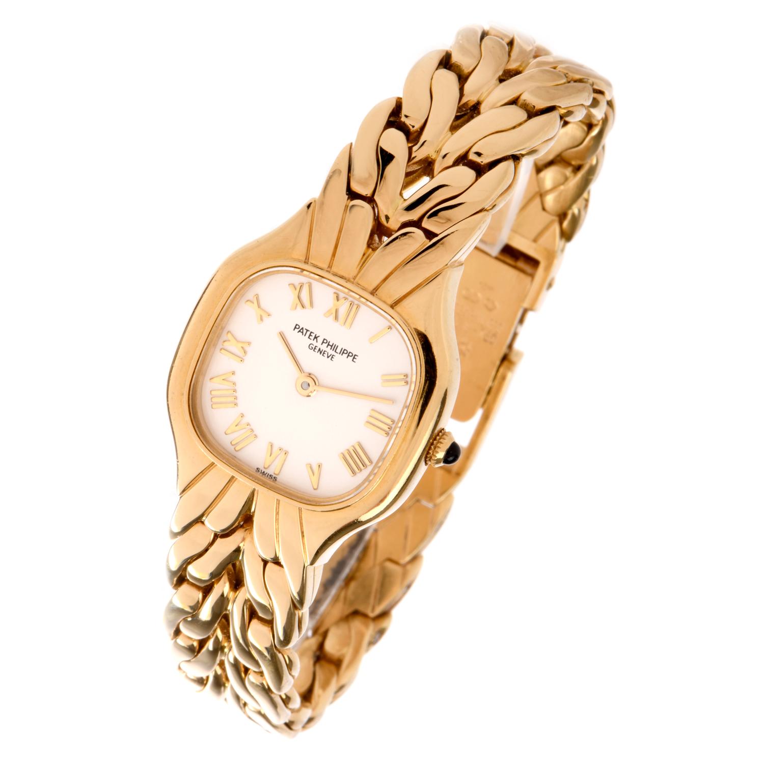 Preowned Ladies Patek Philippe 4816 LaFlamme 18 Karat Watch In Excellent Condition In Miami, FL