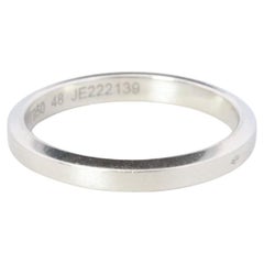 Fascia Van Cleef & Arpels usata. Anello VCA PT950 Platinum Tendrement originale.