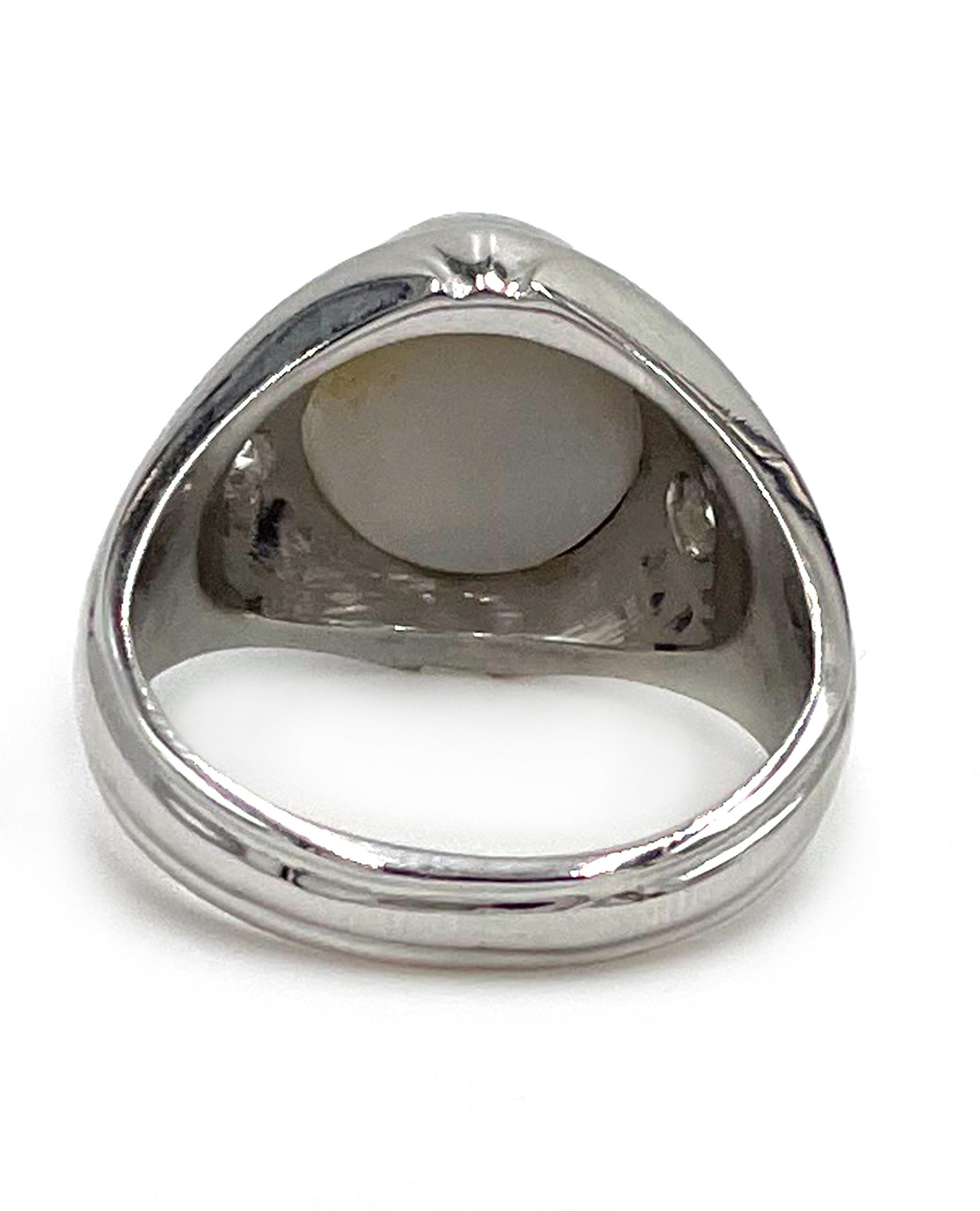 grey sapphire ring