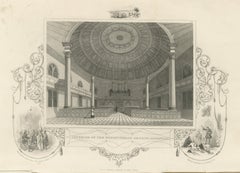 Presbyterian Church Interior, Savannah, Drawn by W. Goodacre, circa 1850