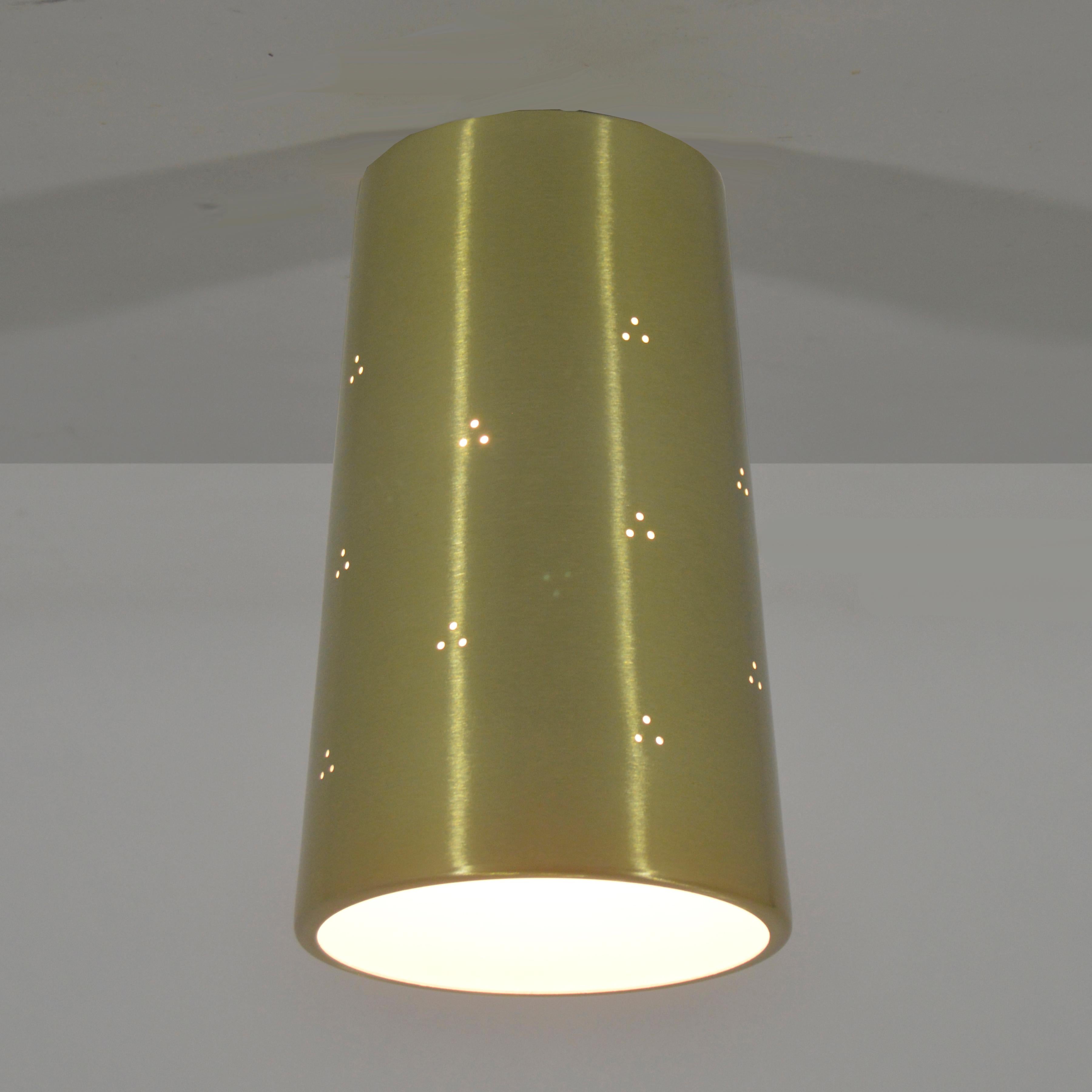 Prescolite Perforated Brass Ceiling Can Light 2