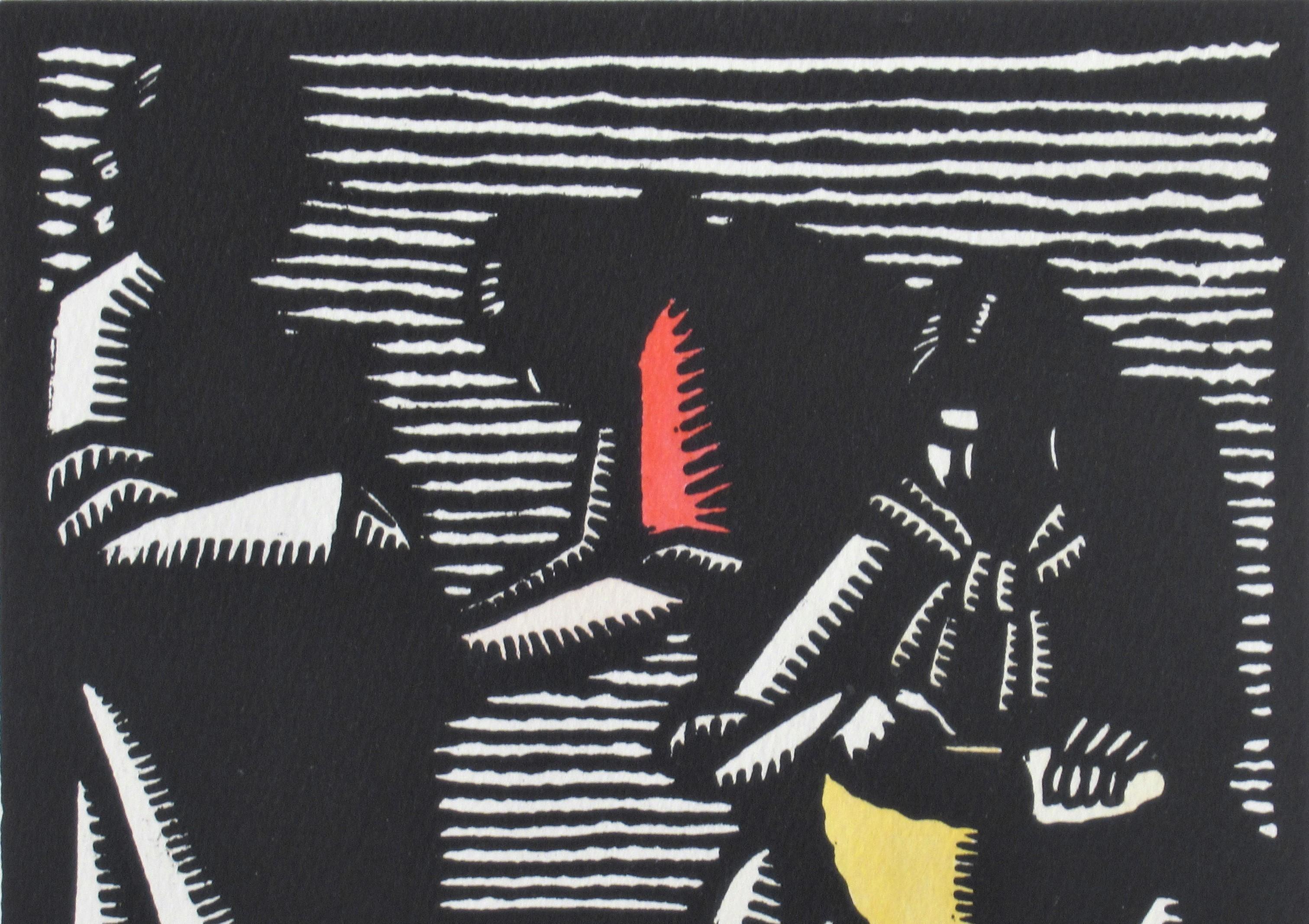 „“Peasant Women“ aus der Serie „Mexicana“ (Moderne), Print, von Prescott Chaplin