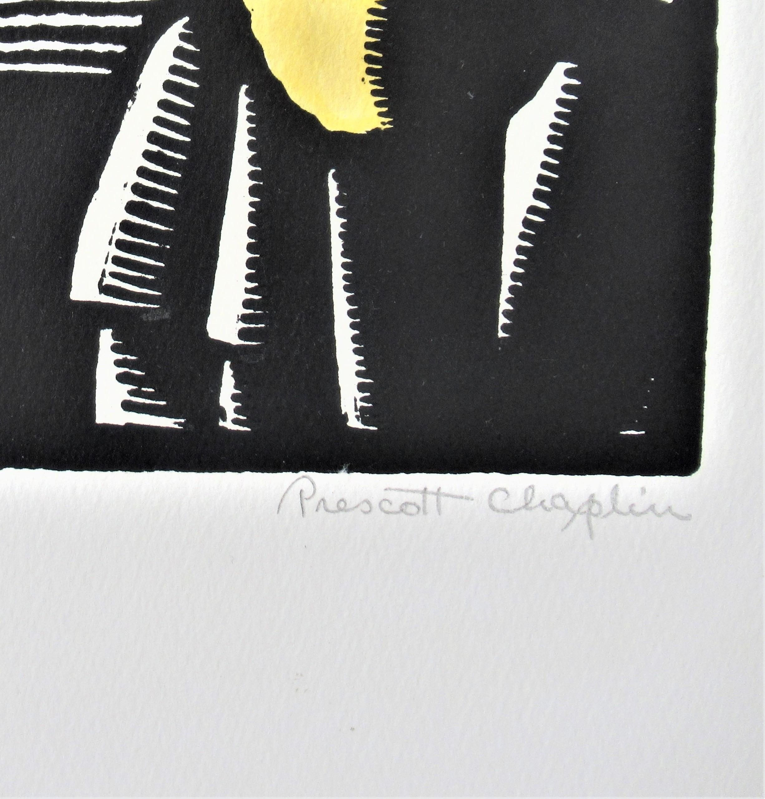 „“Peasant Women“ aus der Serie „Mexicana“ (Grau), Figurative Print, von Prescott Chaplin