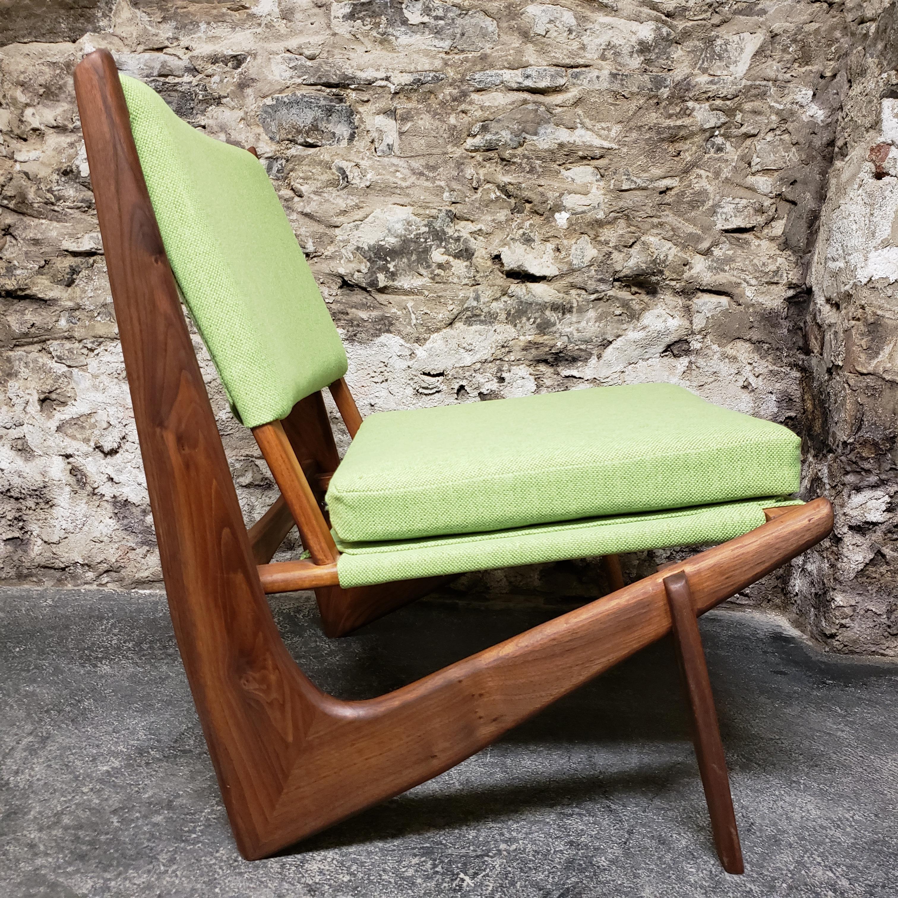 Scandinavian Modern Presens Lounge Chair by Bertil W. Behrman for AB Engens Fabriker