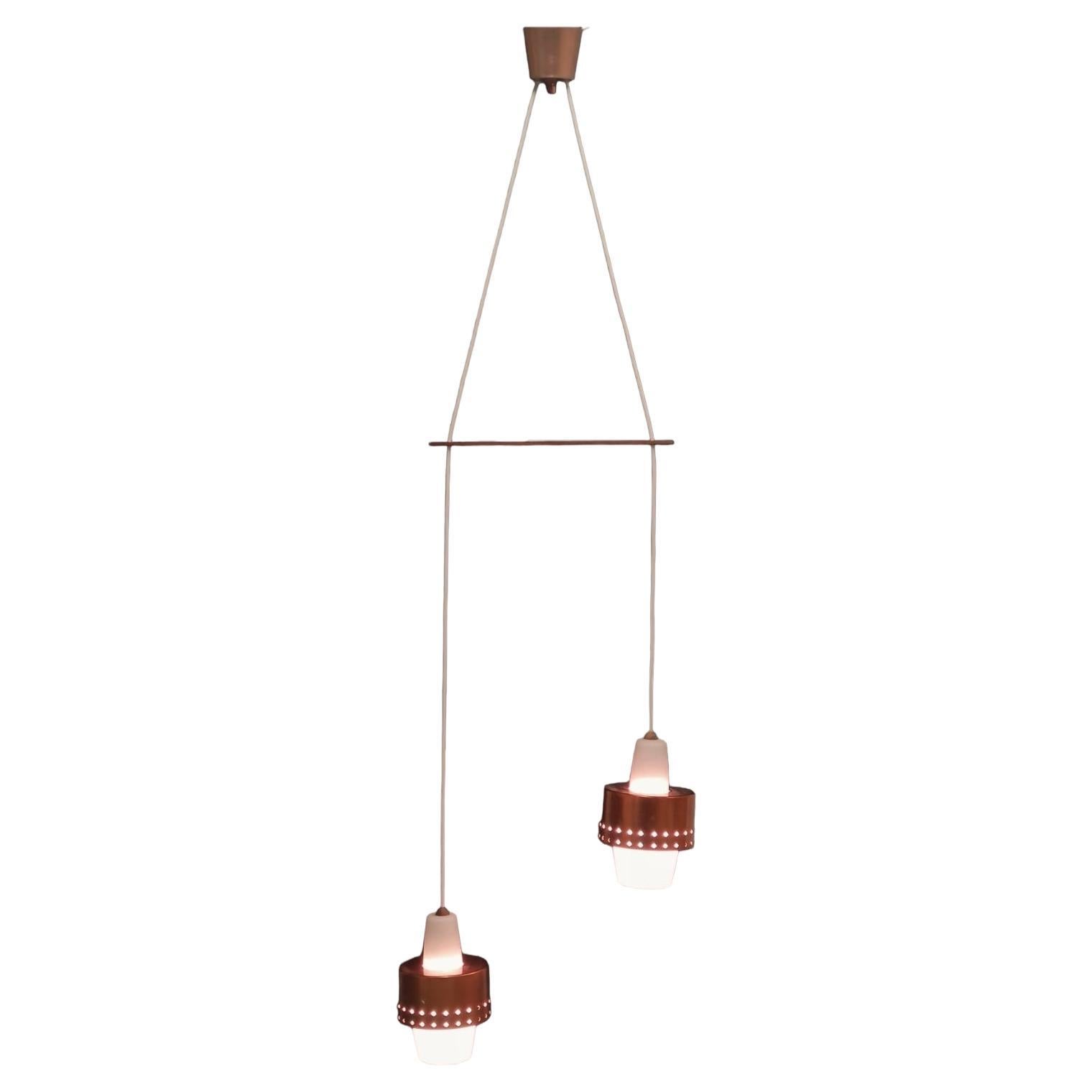 Presenta Oy Ceiling Pendant Model K2-117/2 for Idman, 1960s For Sale