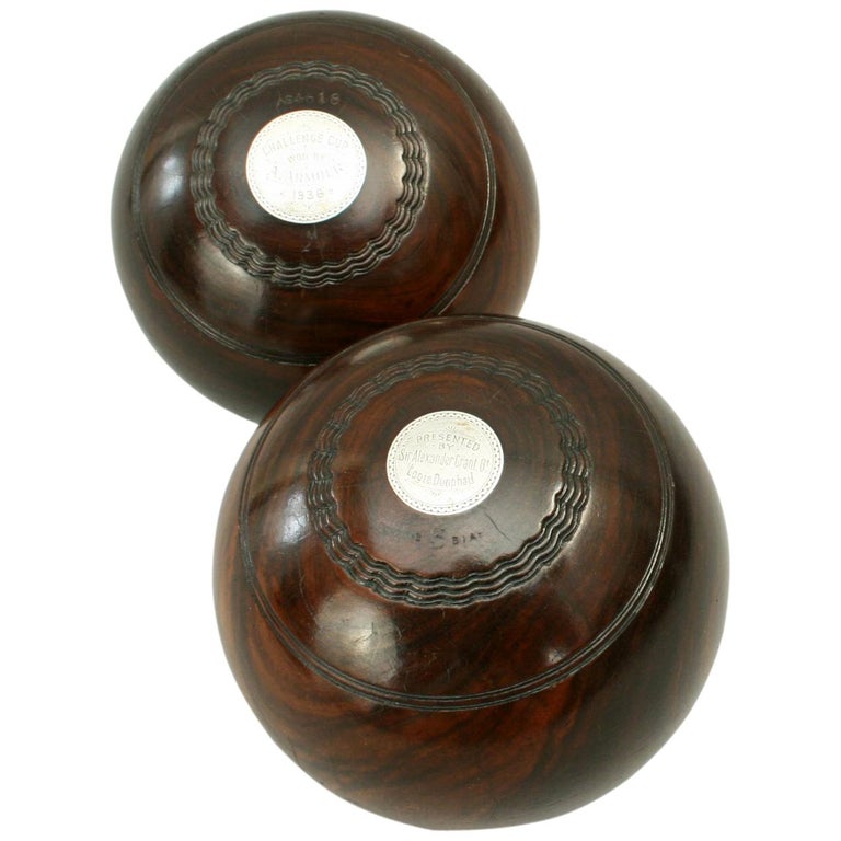 Presentation Lawn Bowls at 1stDibs